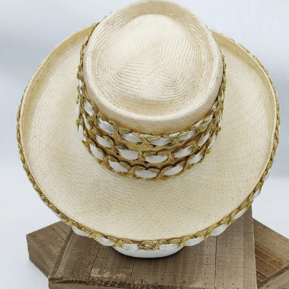 Vintage Whittail & Shon Wide Brim Hat - Picture 6 of 7